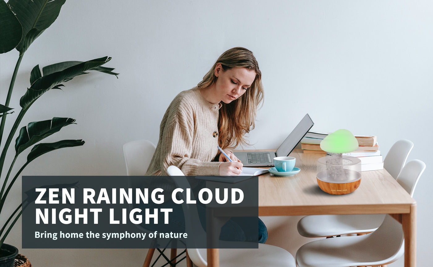 Weljoy Zen Raining Cloud Night Light