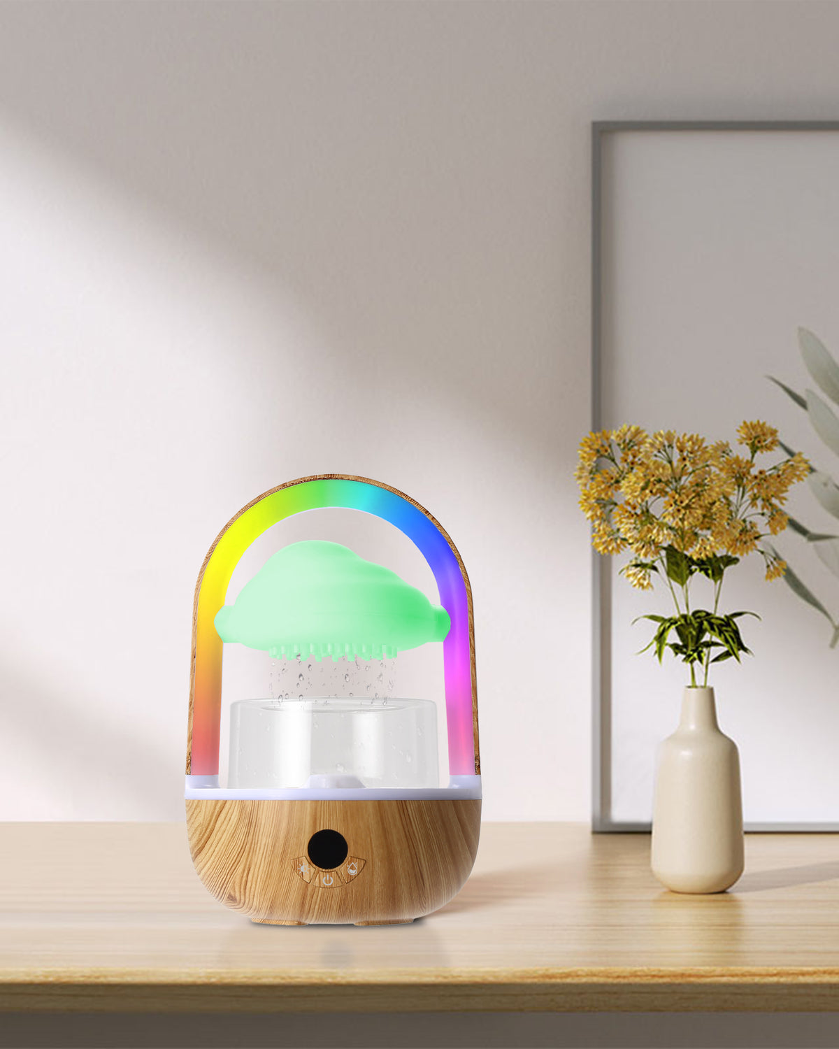 Weljoy Rainbow Rain Cloud Humidifier