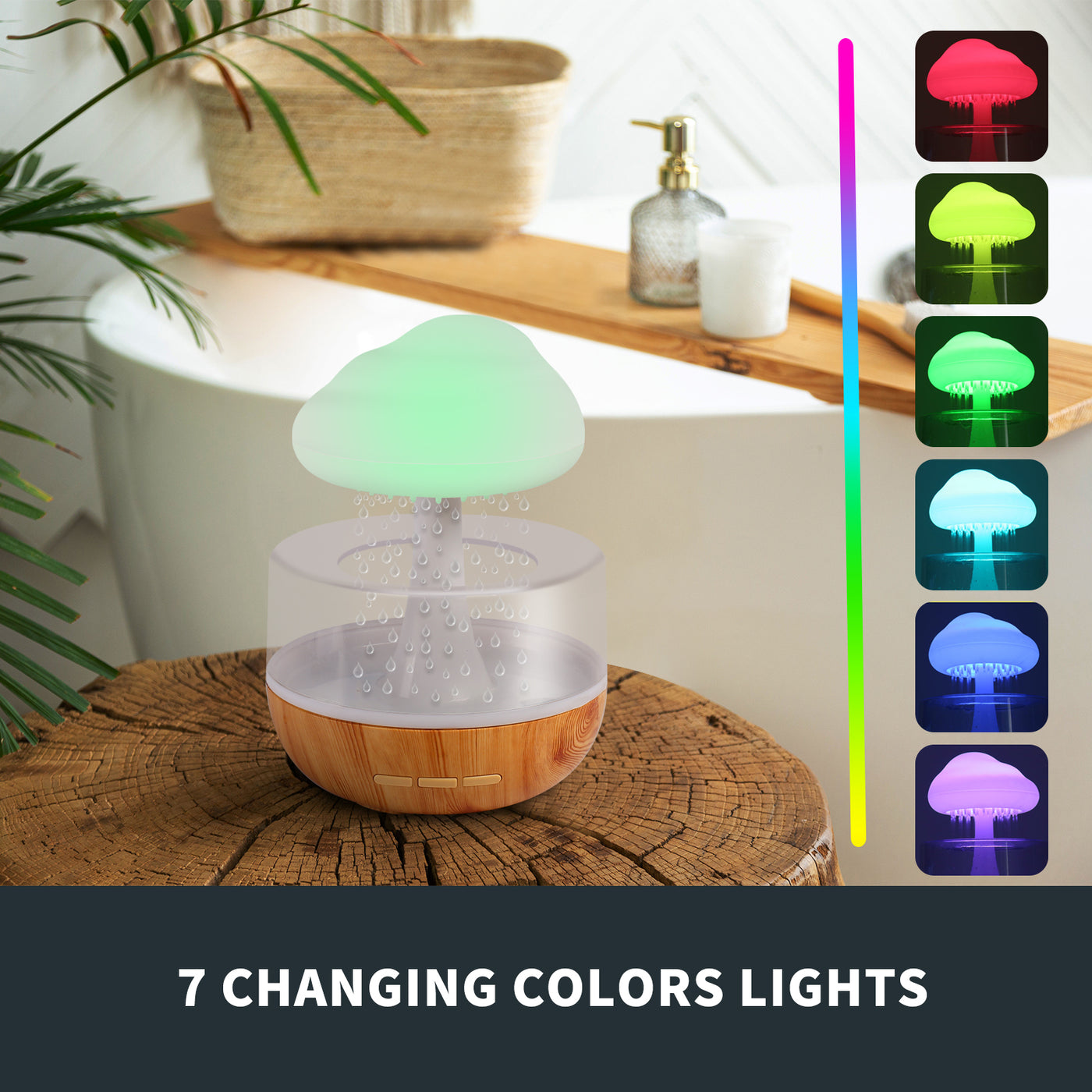 Weljoy Zen Raining Cloud Night Light