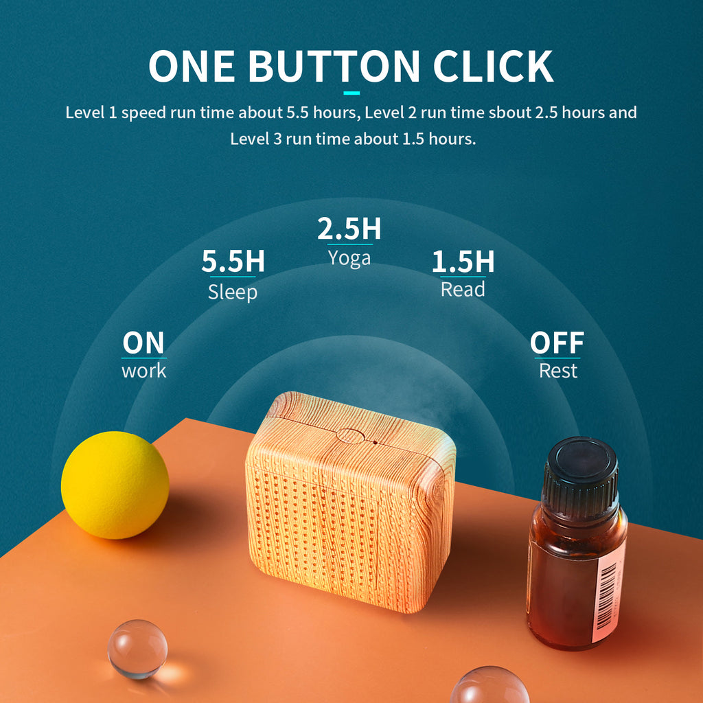 Weljoy Wood Grain Portable Diffuser