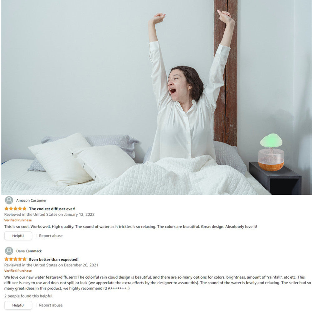 Weljoy Zen Raining Cloud Night Light