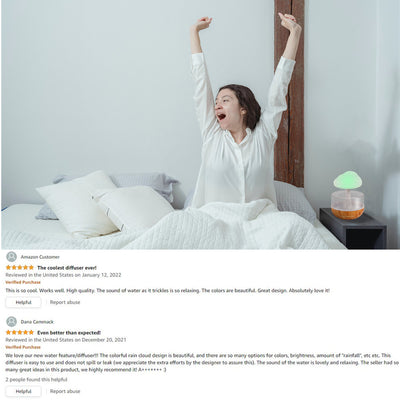 Weljoy Zen Raining Cloud Night Light